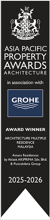 PropertyGuru Asia Property Awards: AraTre' Residences @ Ara Damansara, by Puncakdana